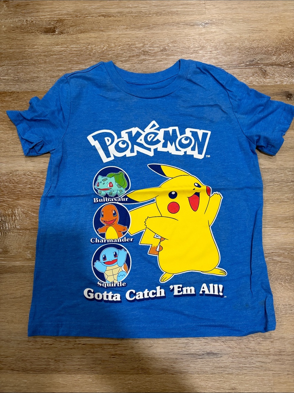 jumping beans Blue Pokemon Pikachu Graphic Tee